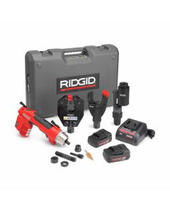 Ridgid 52093 - RE 6 Electrical Tool Kit w/SC-60C Scissor Cutter, 4P-6 4PIN™ Dieless Crimp Head and Swiv-L-Punch™ Knockout Punch Head  