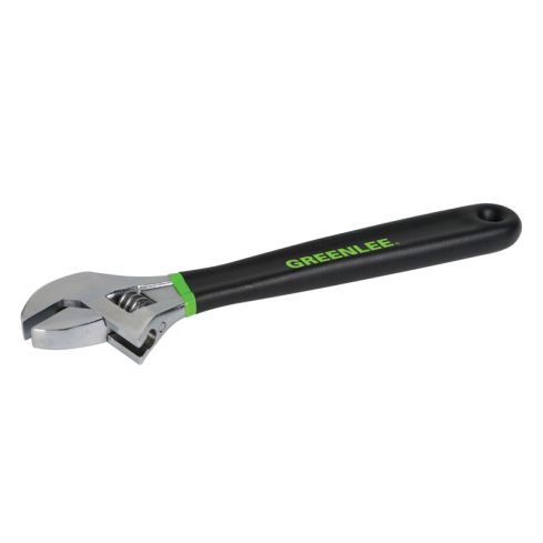 GREENLEE 0154-12D Adjustable Wrench Dipped Handle 12"