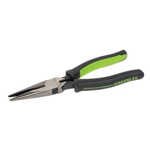 8" Long Nose Pliers/Side-Cutting (Molded Grip)
