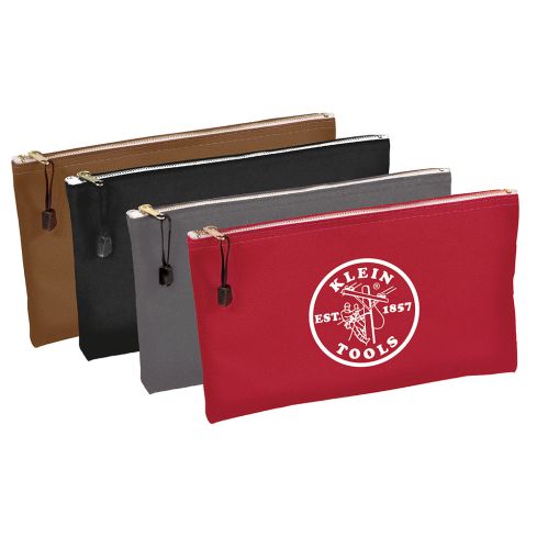 Klein Tools 5141 Canvas Bag 4 Pk Brown/Black/Gray/Red