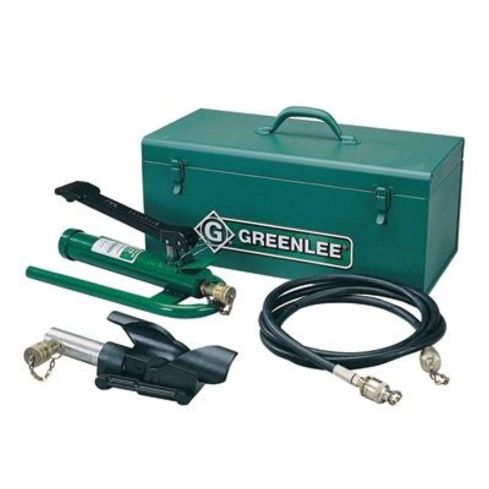GREENLEE 800F1725 Hydraulic Cable Bender with 1725 Foot Pump, High Pressure Hose Unit and Storage Box