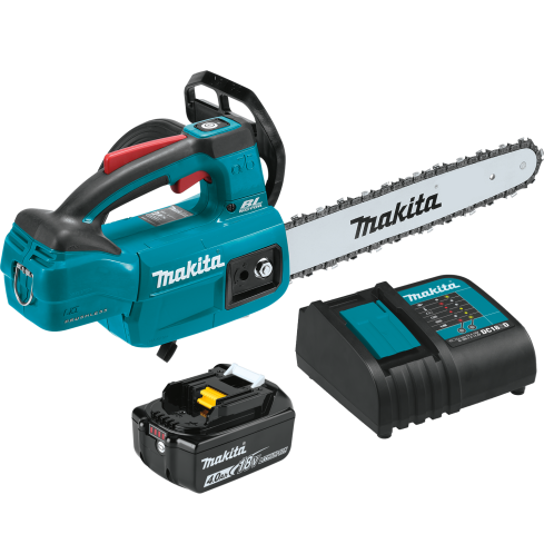 MAKITA XCU10SM1 18V LXT® LITHIUM-ION BRUSHLESS CORDLESS 12" TOP HANDLE CHAIN SAW KIT, WITH ONE BATTERY (4.0 AH)