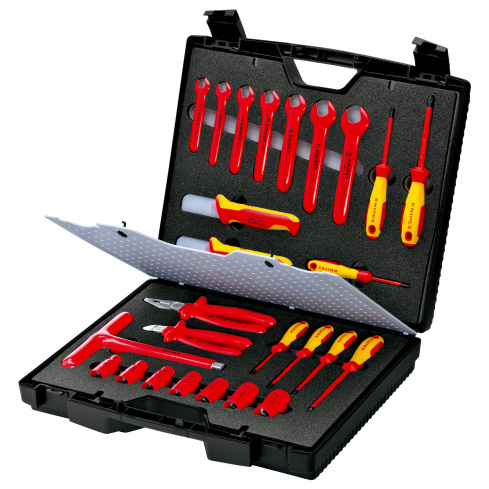KNIPEX 98 99 12,  26 PC STANDARD TOOL KIT, 1000V INSULATED