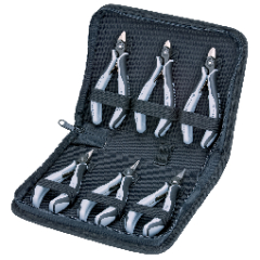 KNIPEX 00 20 16 P ESD,  6 PC ESD TOOL SET IN ZIPPER POUCH