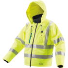 MAKITA DCJ206ZS 18V LXT® LITHIUM-ION CORDLESS HIGH VISIBILITY HEATED JACKET (JACKET ONLY), S