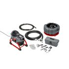 RIDGID 61693 K-5208, 115V 60HZ MACHINE WITH GUIDE HOSE, QTY: 4 C-11 CABLES, SECTIONAL CABLE CARRIER, AND TOOLBOX (W/CUTTERS) KIT